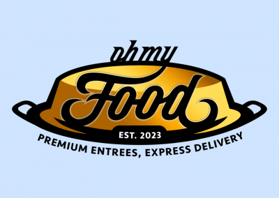 Oh My Food Logo Sample